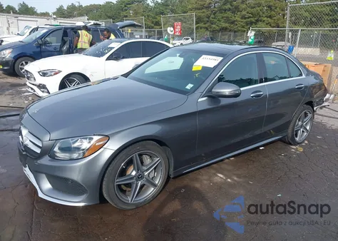 2018 Mercedes-Benz C 300 4Matic из США, поврежденный, VIN WDDWF4KB3JR385541